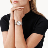 Michael Kors Darci Silver Dial Two Tone Stainless Steel Strap Watch for Women - MK3203 Authentic Buy Shop Now