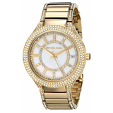 Michael Kors Kerry Mother of Pearl Dial Gold Steel Strap Watch for Women - MK3312 Authentic Buy Shop Now