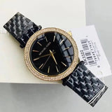 Michael Kors Darci Black Dial Black Steel Strap Watch for Women - MK3322 Authentic Buy Shop Now