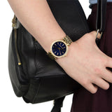 Michael Kors Darci Blue Dial Gold Steel Strap Watch for Women - MK3406 Authentic Buy Shop Now