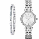Michael Kors Darci Silver Dial Silver Steel Strap Watch for Women - MK3429 Authentic Buy Shop Now