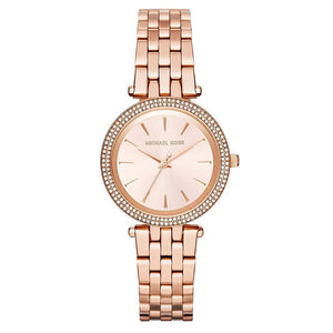 Michael Kors Darci Rose Gold Dial Rose Gold Stainless Steel Strap Watch for Women - MK3366 Authentic Buy Shop Now