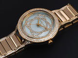 Michael Kors Kerry Mother of Pearl Dial Gold Steel Strap Watch for Women - MK3481 Authentic Buy Shop Now
