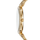 Michael Kors Darci Analog Mother of Pearl Green Dial Gold Steel Strap Watch For Women - MK3498 Authentic Buy Shop Now