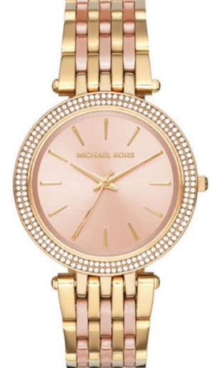 Michael Kors Darci Rose Gold Dial Rose Gold Steel Strap Watch for Women - MK3507 Authentic Buy Shop Now