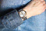 Michael Kors Mini Slim Runway Silver Dial Silver Steel Strap Watch for Women - MK3514 Authentic Buy Shop Now