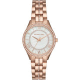 Michael Kors Lauryn Mother of Pearl Dial Rose Gold Steel Strap Watch for Women - MK3716 Authentic Buy Shop Now