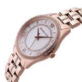 Michael Kors Lauryn Mother of Pearl Dial Rose Gold Steel Strap Watch for Women - MK3716 Authentic Buy Shop Now
