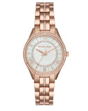 Michael Kors Lauryn Mother of Pearl Dial Rose Gold Steel Strap Watch for Women - MK3716 Authentic Buy Shop Now