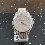 Michael Kors Lauryn Analog Crystals Silver Dial Silver Steel Strap Watch For Women - MK3717 Authentic Buy Shop Now