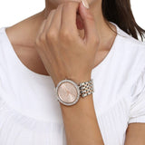 Michael Kors Darci Rose Gold Dial Two Tone Steel Strap Watch for Women - MK3726 Authentic Buy Shop Now