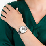 Michael Kors Portia Silver Dial Silver Mesh Bracelet Watch for Women - MK3843 Authentic Buy Shop Now