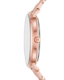 Michael Kors Pyper Three-Hand Rose Gold Dial Rose Gold Steel Strap Watch For Women - MK3897 Authentic Buy Shop Now