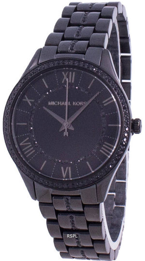 Michael Kors Lauryn Quartz Black Dial Black Steel Strap Watch For Women - MK4337 Authentic Buy Shop Now