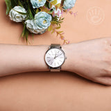 Michael Kors Pyper Quartz White Dial Silver Mesh Strap Watch for Women - MK4338 Authentic Buy Shop Now
