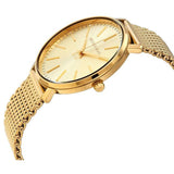 Michael Kors Pyper Quartz Gold Dial Gold Mesh Strap Watch For Women - MK4339 Authentic Buy Shop Now