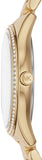 Michael Kors Lauryn Quartz Mother of Pearl Gold Dial Gold Steel Strap Watch For Women - MK4490 Authentic Buy Shop Now