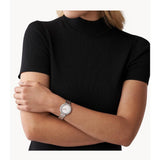 Michael Kors Darci Quartz Silver Dial Two Tone Steel Strap Watch For Women - MK4515 Authentic Buy Shop Now