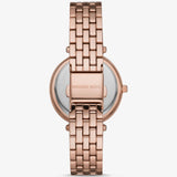 Michael Kors Darci Pave Silver Dial Rose Gold Steel Strap Watch For Women - MK4517 Authentic Buy Shop Now