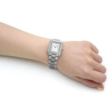 Michael Kors Emery Three-Hand Crystals White Dial Silver Steel Strap Watch for Women - MK4642 Authentic Buy Shop Now
