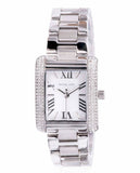 Michael Kors Emery Three-Hand Crystals White Dial Silver Steel Strap Watch for Women - MK4642 Authentic Buy Shop Now