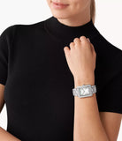Michael Kors Emery Analog Crystals Silver Dial Silver Steel Strap Watch for Women - MK4648 Authentic Buy Shop Now