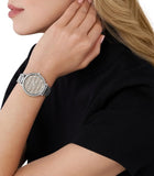 Michael Kors Pyper Analog Gray Dial Silver Steel Strap Watch For Women - MK4672 Authentic Buy Shop Now
