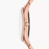 Michael Kors Lauryn Three-Hand Crystals Rose Gold Dial Rose Gold Steel Strap Watch for Women - MK4736 Authentic Buy Shop Now
