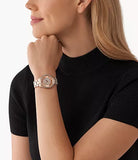 Michael Kors Lauryn Three-Hand Crystals Rose Gold Dial Rose Gold Steel Strap Watch for Women - MK4736 Authentic Buy Shop Now