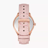Michael Kors Sage Three-Hand Mother of Pearl Pink Dial Pink Leather Strap Watch for Women - MK4820 Authentic Buy Shop Now