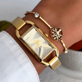 Michael Kors Empire Analog Gold Dial Gold Steel Strap Watch for Women - MK4840 Authentic Buy Shop Now