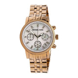 Michael Kors Damen White Dial Rose Gold Steel Strap Watch for Women - MK5026 Authentic Buy Shop Now