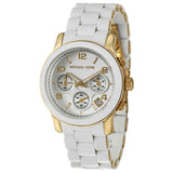 Michael Kors Runway White Dial White Steel Strap Watch for Women - MK5145 Authentic Buy Shop Now