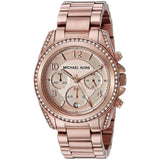 Michael Kors Blair Rose Gold Dial Rose Gold Steel Strap Watch for Women - MK5263 Authentic Buy Shop Now