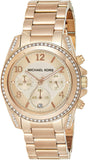 Michael Kors Blair Rose Gold Dial Rose Gold Steel Strap Watch for Women - MK5263 Authentic Buy Shop Now