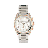 Michael Kors Blair Chronograph Silver Dial Silver Steel Strap Watch for Women - MK5459 Authentic Buy Shop Now