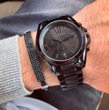 Michael Kors Bradshaw Black Dial Black Steel Strap Watch for Men - MK5550 Authentic Buy Shop Now