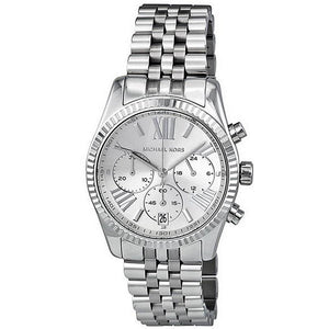 Michael Kors Lexington Silver Dial Silver Steel Strap Watch for Women - MK5555 Authentic Buy Shop Now
