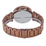 Michael Kors Parker Chronograph Brown Dial Brown Steel Strap Watch For Women - MK5578 Authentic Buy Shop Now