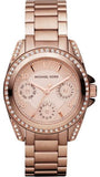 Michael Kors Blair Rose Gold Dial Rose Gold Steel Strap Watch for Women - MK5613 Authentic Buy Shop Now