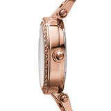 Michael Kors Parker White Dial Rose Gold Steel Strap Watch for Women - MK5616 Authentic Buy Shop Now