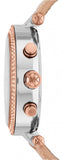 Michael Kors Parker Chronograph White Dial Tan Leather Strap Watch for Women - MK5633 Authentic Buy Shop Now