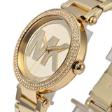 Michael Kors Parker Diamonds Gold Dial Gold Steel Strap Watch for Women - MK5784 Authentic Buy Shop Now