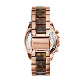 Michael Kors Blair Rose Gold Dial Two Tone Steel Strap Watch For Women - MK5859 Authentic Buy Shop Now