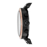 Michael Kors Parker Diamonds Black Dial Black Steel Strap Watch for Women - MK5885 Authentic Buy Shop Now