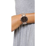 Michael Kors Skylar Black Dial Two Tone Steel Strap Watch for Women - MK5957 Authentic Buy Shop Now