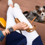 Michael Kors Bradshaw Blue Dial Two Tone Steel Strap Watch for Women - MK5976 Authentic Buy Shop Now