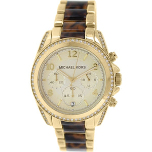 Michael Kors Blair Gold Dial Two Tone Steel Strap Watch for Women - MK6094 Authentic Buy Shop Now
