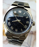 Michael Kors Channing Midnight Blue Dial Silver Steel Strap Watch for Women - MK6113 Authentic Buy Shop Now