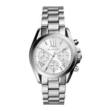 Michael Kors Bradshaw Chronograph Silver Dial Silver Steel Strap Watch for Women - MK6174 Authentic Buy Shop Now